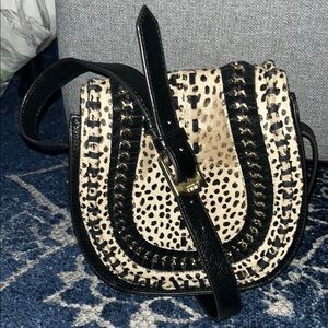 Leopard Print Crossbody Bag